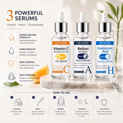 Glass Skin Trio – Hydrate, Brighten & Renew